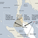 NYT graphic of Malaysia Airlines flight path